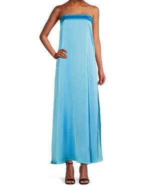 Lucia Shift Strapless Maxi Dress | Dillard's
