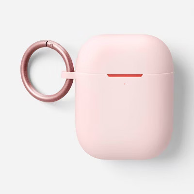AirPods (1/2 Generation) Silicone Case with Clip - heyday™ Cosmetic Pink | Target