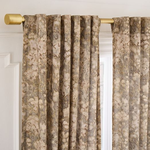 Abstract Hydrangea Curtain | West Elm (US)
