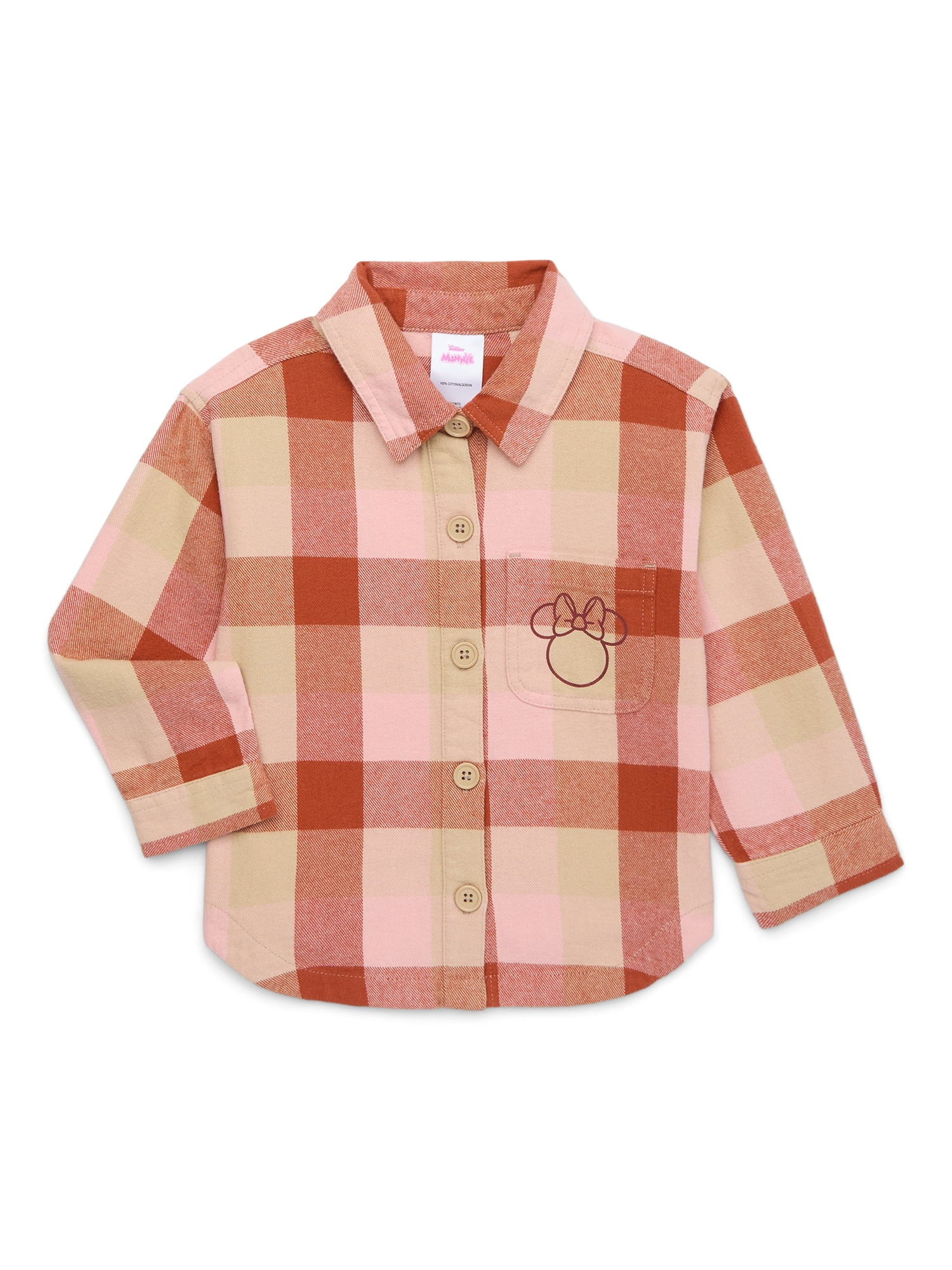 Minnie Mouse Toddler Girls Shacket, Sizes 12 Months - 5T | Walmart (US)