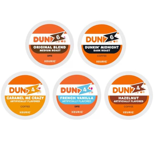 Variety Pack Sampler of K-Cups Coffee Pods—Original, Dark, Caramel, Hazelnut & French Vanilla Coffee—for Keurig Brewers— (24 Count) | Amazon (US)