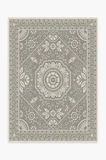 Almana Black & White Rug | Ruggable