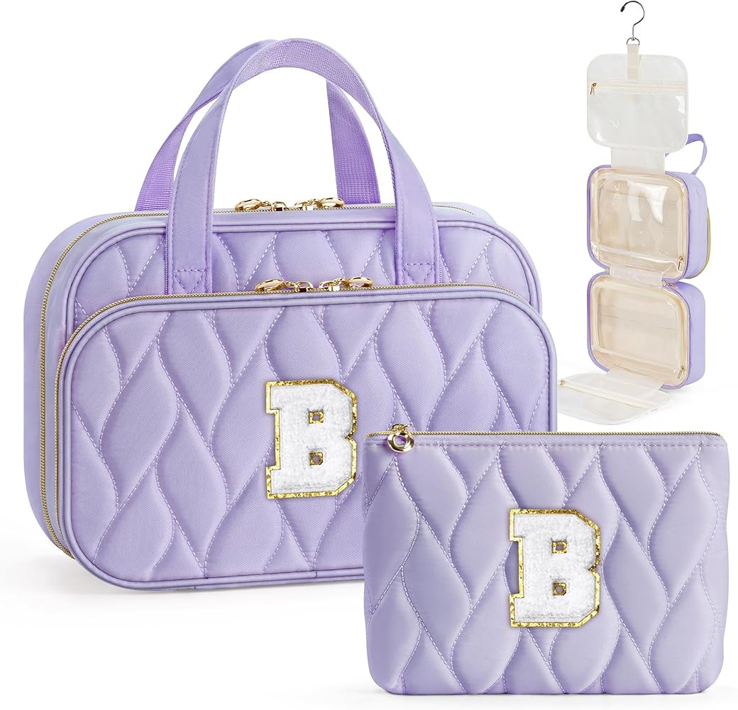 YOOLIFE Travel Toiletry Bag for Women - Hanging Toiletry Bag, Large Capacity Personalized Makeup ... | Amazon (US)