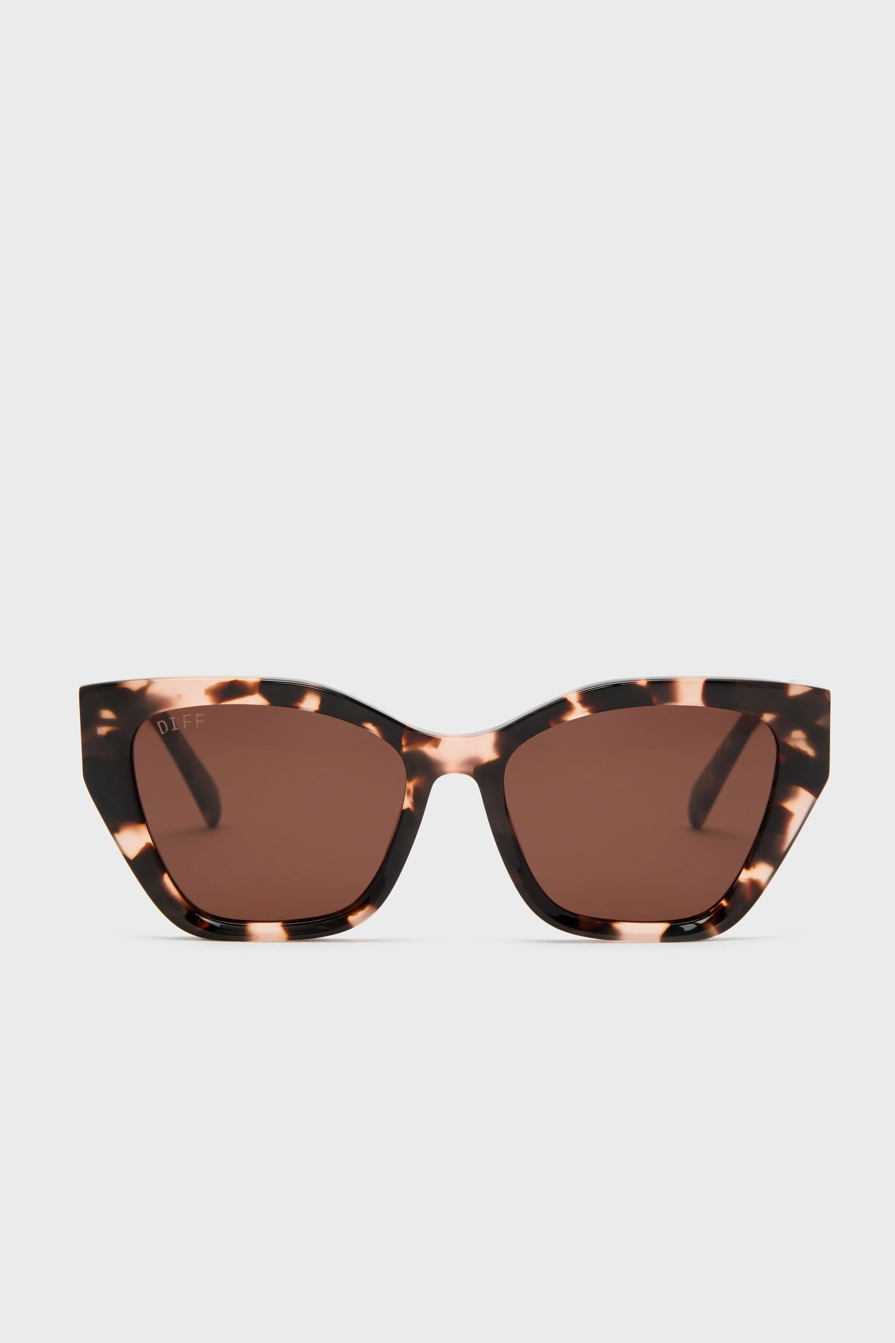 Tortoise and Brown Evie Himalayan Sunglasses | Tuckernuck (US)