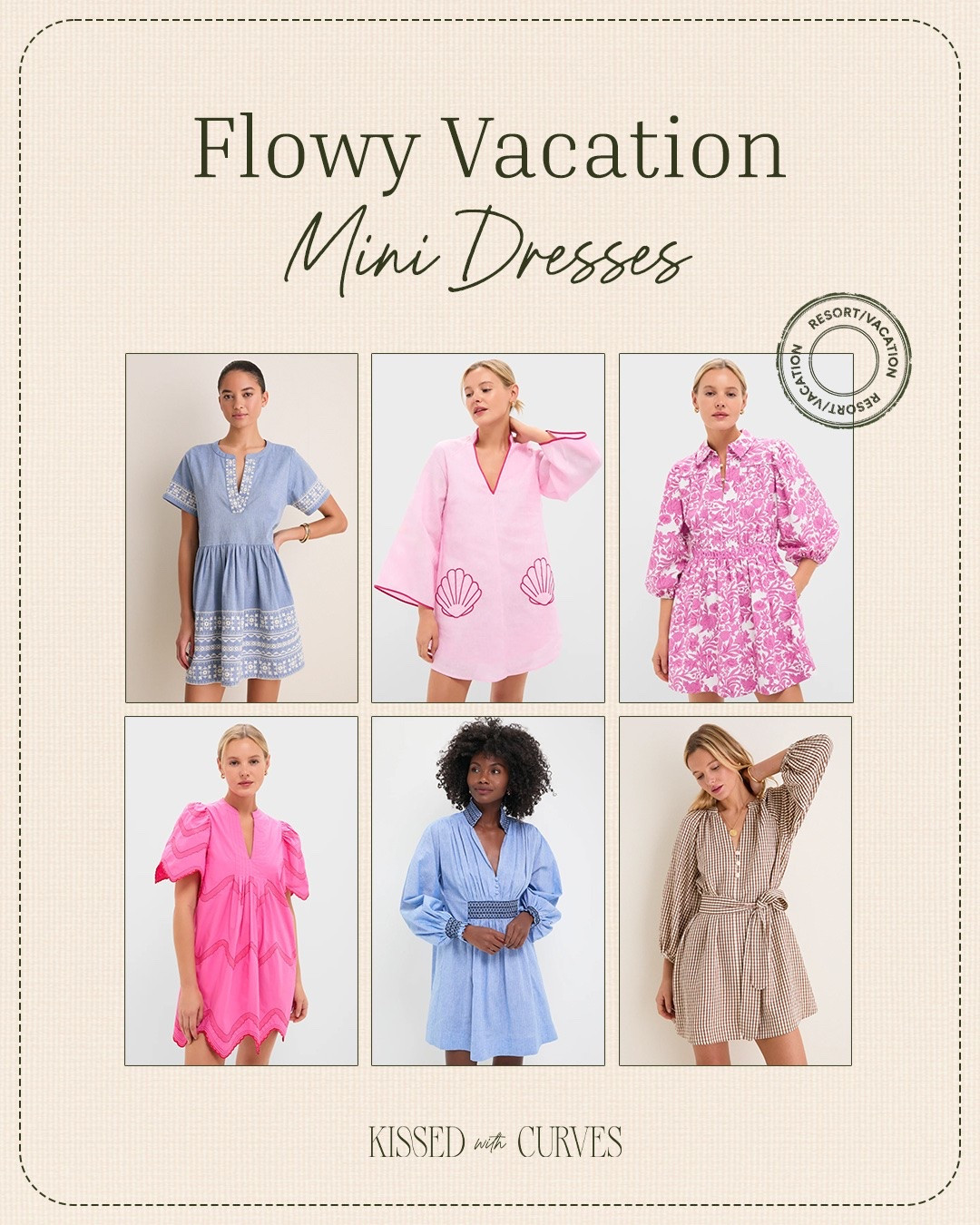 What to Wear on Vacation: Flowy Mini Dresses!

Love all of these mini dresses to throw on and go during the summer and while on vacation. Great for resort wear, dinner outfits and walking around. All of these can be dressed up with heels or dressed down with flat sandals or flip flops. Super versatile for lots of occasions and everyday wear. 

Vacation outfits beach, beach vacation outfits, summer dresses, summer outfits 2026, summer outfits, resort looks, travel outfits, date night outfits, 4th of July outfit women, wedding guest dress summer

#LTKootd #LTKOver40 #LTKTravel