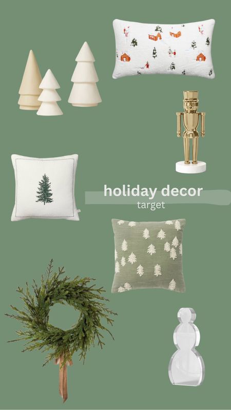 Target Holiday Decor Finds! 

#LTKfindsunder100 #LTKHoliday #LTKhome