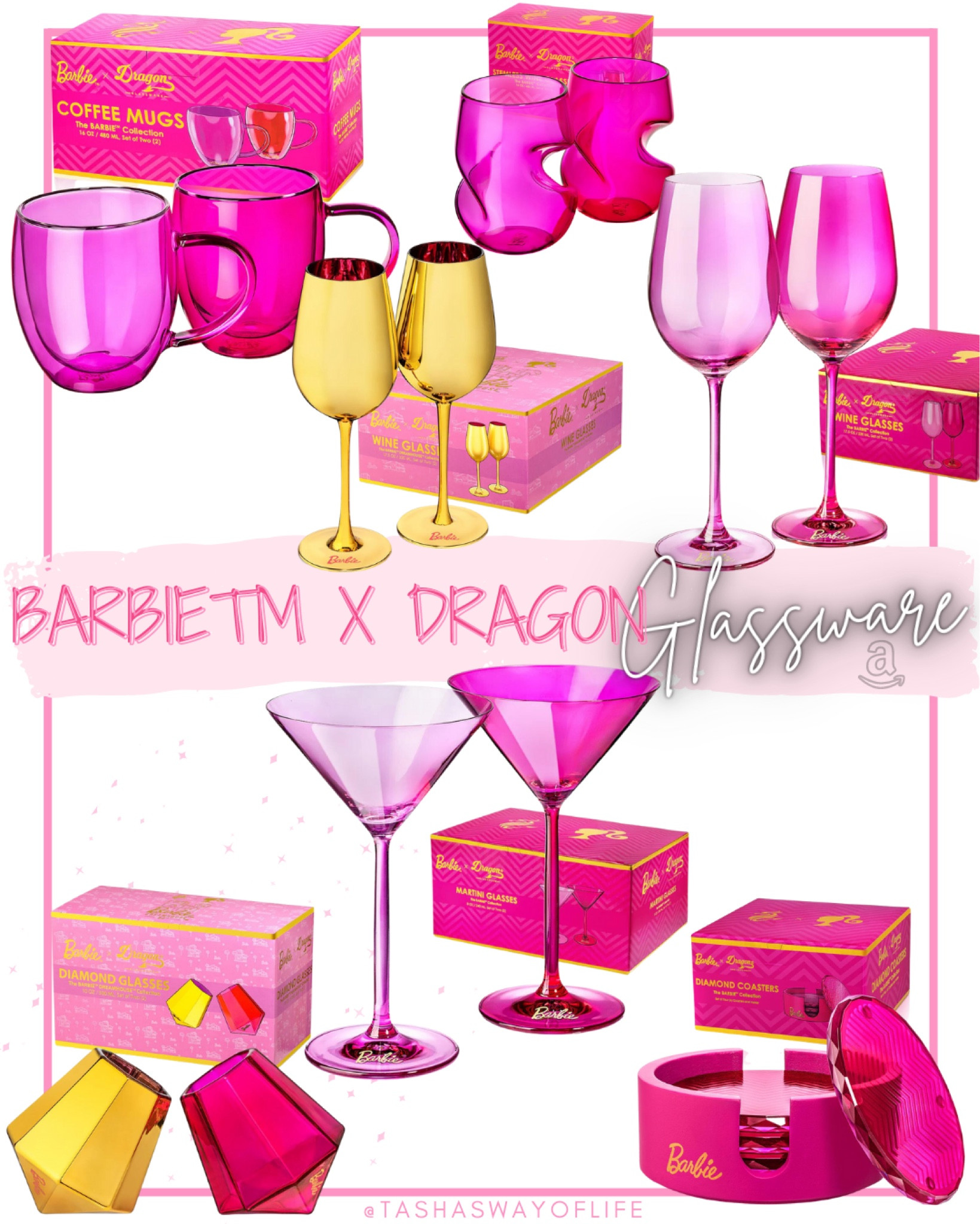 BARBIE™️ x DRAGON glassware 

#LTKxPrimeDay #LTKFind #LTKhome