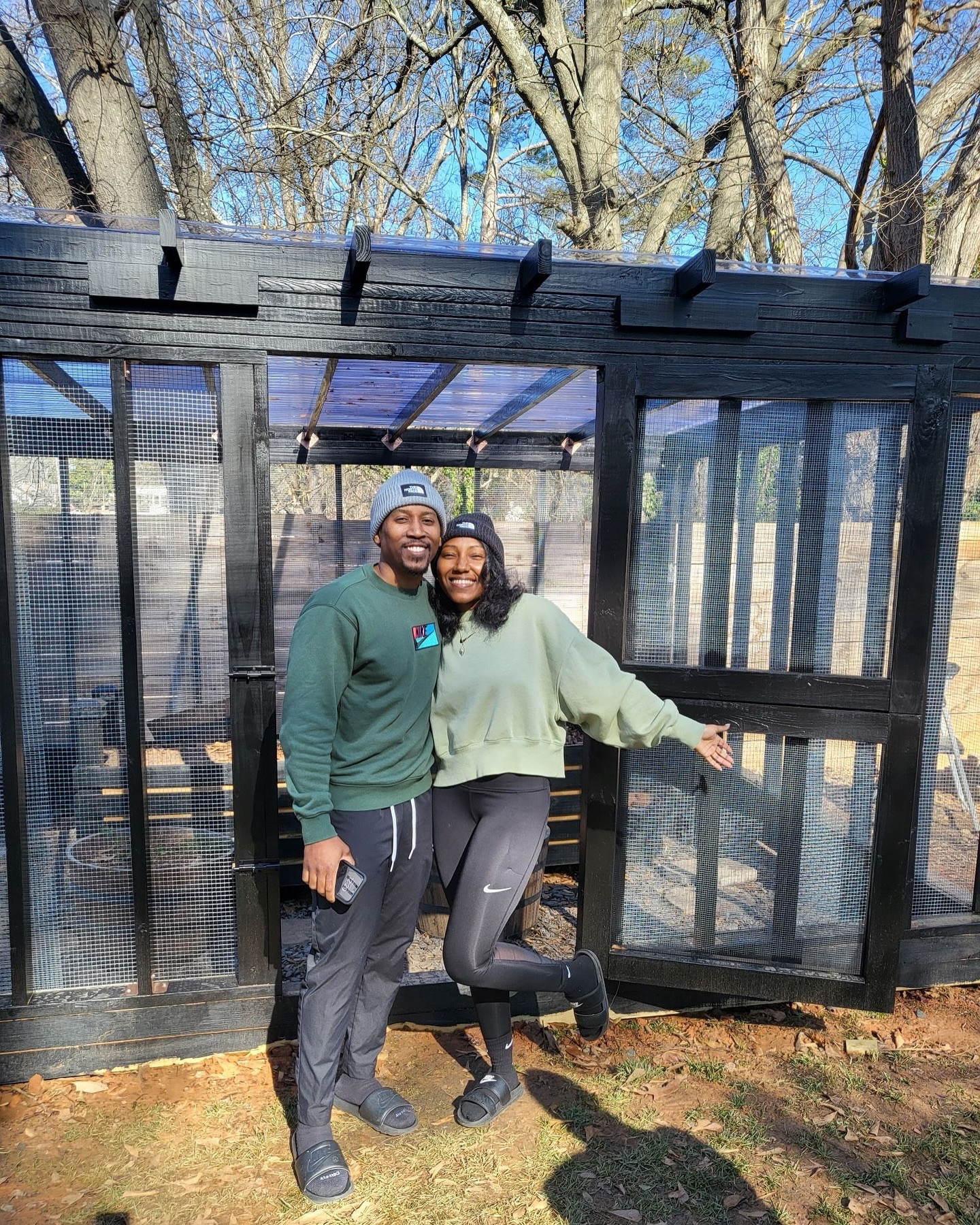 Same day, last year… swipe left to see the process! 🏡✨ We had just finished the greenhouse and couldn’t have been prouder. Starting the day after Christmas, we worked from dawn to dusk in 30-degree weather, determined to bring this dream to life. Thank God we didn’t get a snowstorm like today back then! 😮‍💨🙏🏾

It still amazes me how my husband took an idea from his head and made it a reality—with no prior experience. And yes, I’m still handing him projects to do. 😂 Thank you, babe, for always supporting my passions and making this gardening dream come true. 🌱✨

Also, HUGE thanks to @homedepot because we were literally there EVERY. SINGLE. DAY. 🛠️🧰



#LTKActive