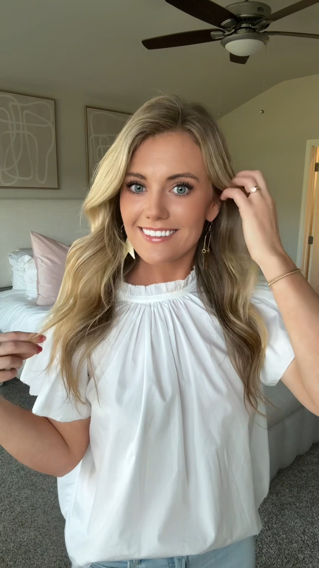 🌟 Look how CUTE these statement earrings are from @Nickel & Suede!!! & the best part.. they are so light and don't hurt my ears at all!
One of my piercings got ripped when I was young (just not all the way through) and I have always struggled finding earrings I can wear. These are PERFECT !! Another plus is that they are 14k gold/ hypoallergenic!

#LTKStyleTip #LTKFindsUnder50 #LTKBeauty