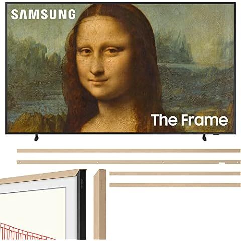 SAMSUNG 65-Inch Class QLED The Frame Series - Quantum HDR Smart TV 65-inch The Frame Customizable... | Amazon (US)