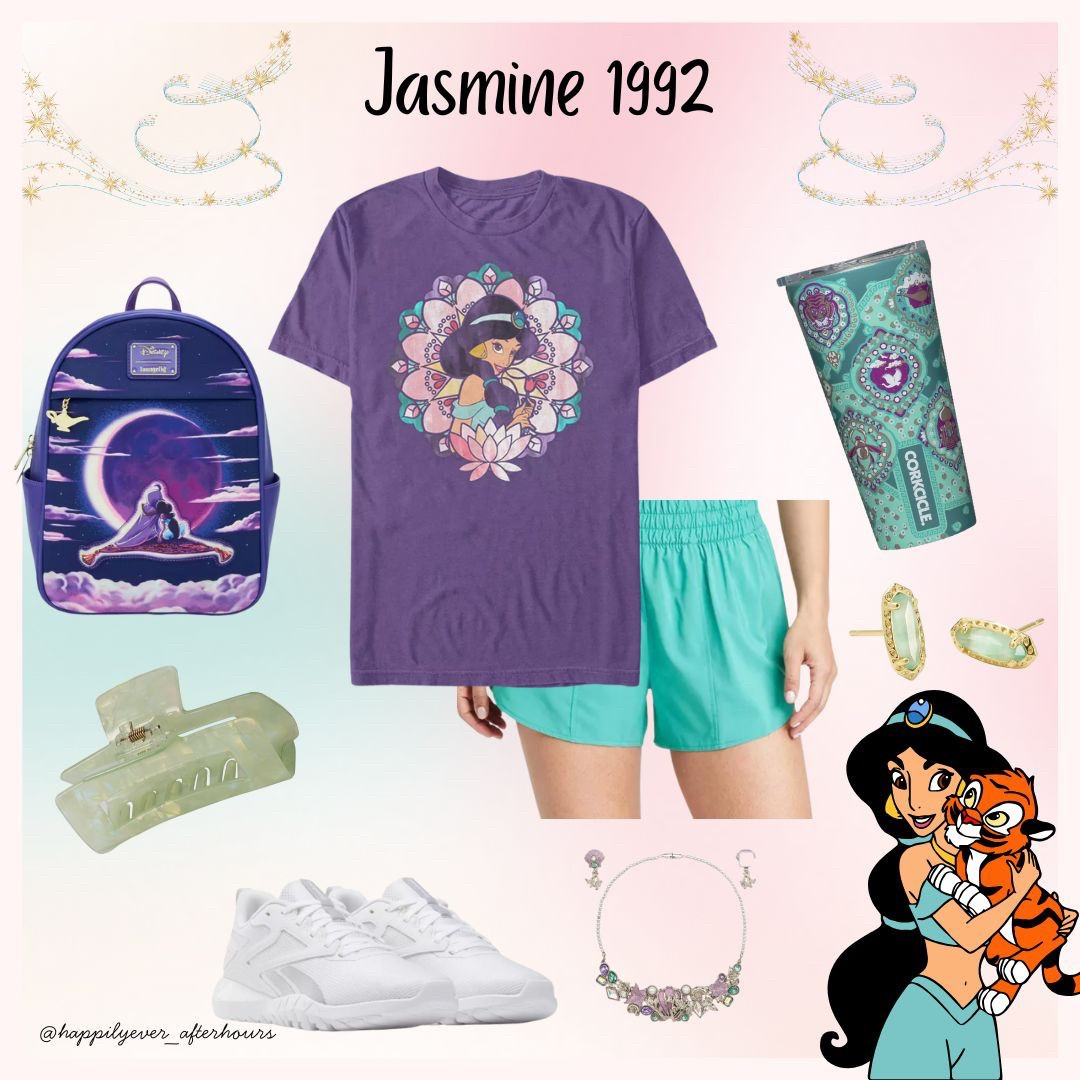 Jasmine athletic Disneybound! 🤍✨

#LTKActive #LTKTravel #LTKFindsUnder50