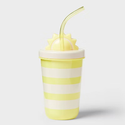 17 fl oz Tumbler with Figural Sun Lid Yellow - Sun Squad™ | Target