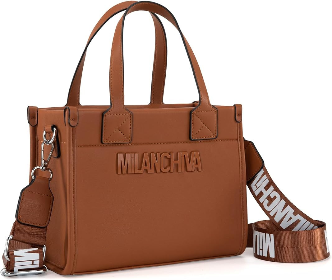 Milan Chiva Tote Bag Stylish Cute Purses for Women with Adjustable Strap | Amazon (US)