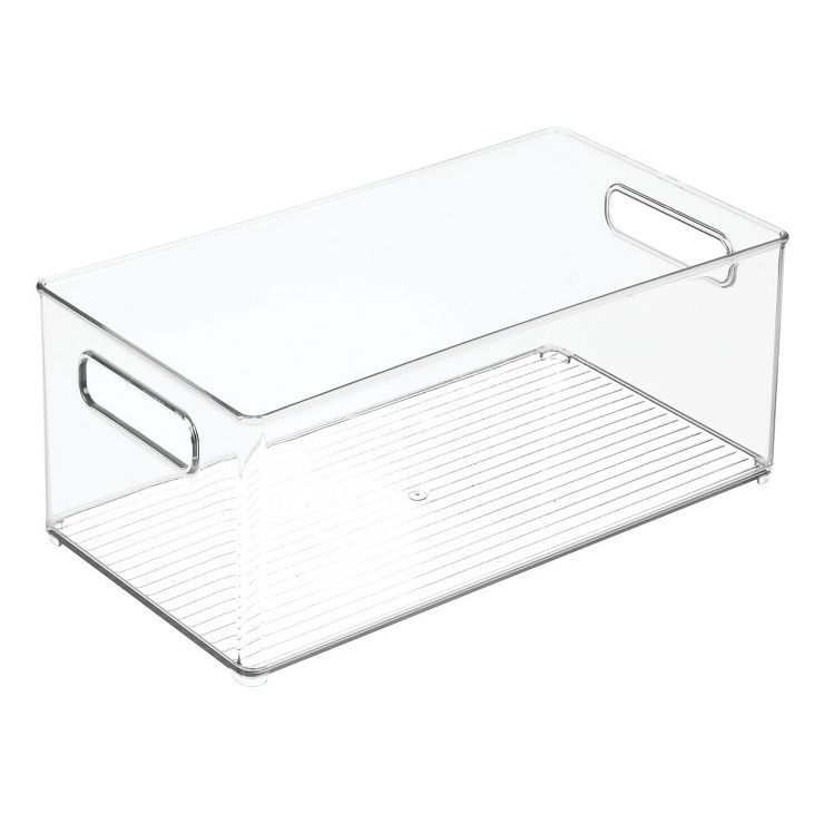 mDesign Plastic Kitchen Food Storage Organizer Bin - Clear | Target