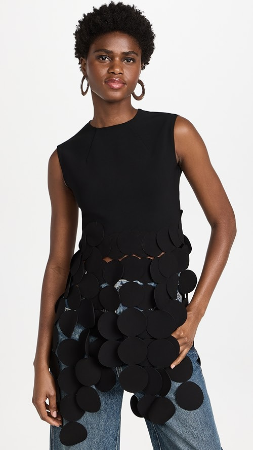 Lazer Cut Multi Circle Top | Shopbop
