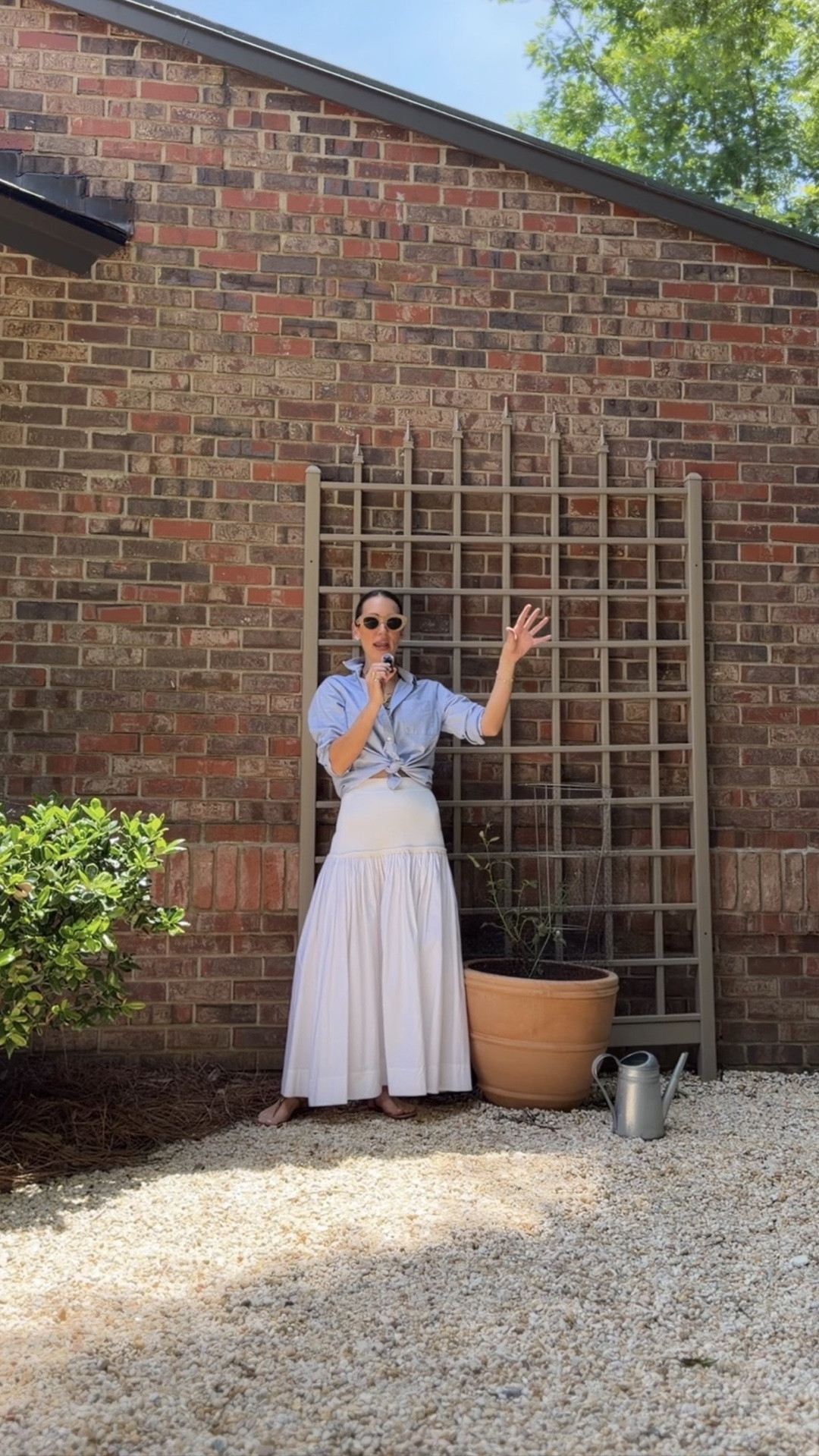 #ad Putting together a trellis for my garden roses to climb, I love how good this one looks against red brick!

Linking a few more #wayfair pieces that I want to put outside...

#wayfairpartner #wishyouwerehere #outdoor @Wayfair

#LTKHome