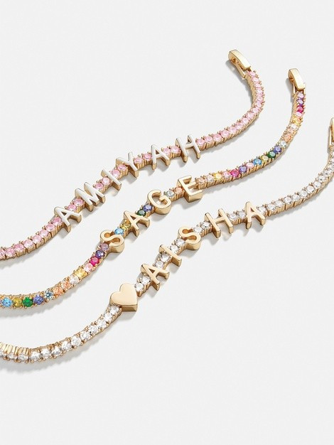 Custom Bennett Tennis Bracelet | BaubleBar (US)