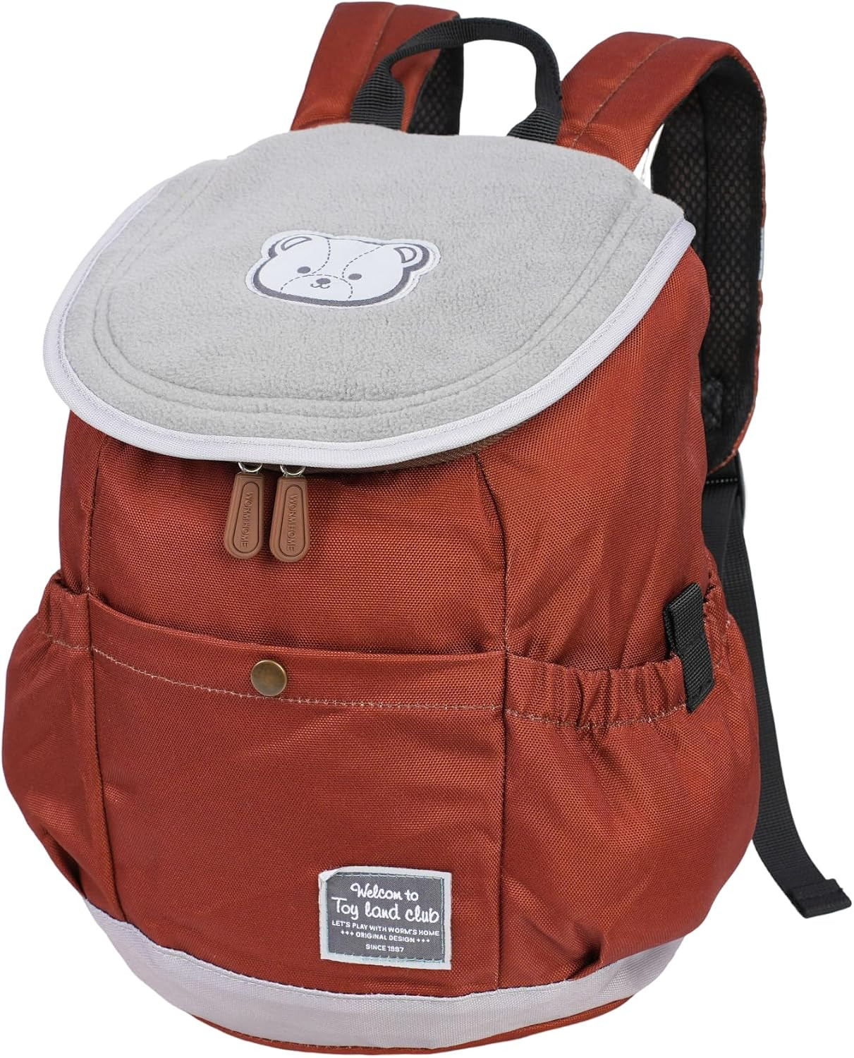 Mini Explorer Toddler Backpack for Boys Girls Age 3+, Preschool Bag with Chest Strap, Reflective Strips (Brown Cocoa) | Amazon (US)