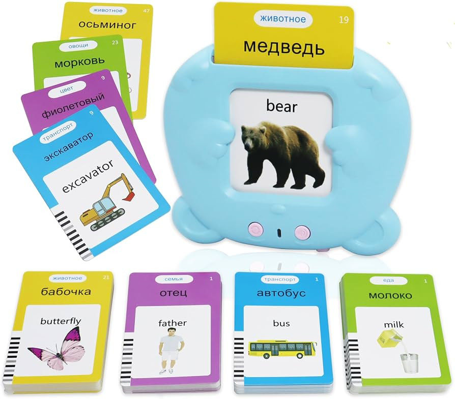 MAYAPHILOS Russian and English Bilingual Talking Flash Cards with 224 Sight Words Fun Russian Lan... | Amazon (US)