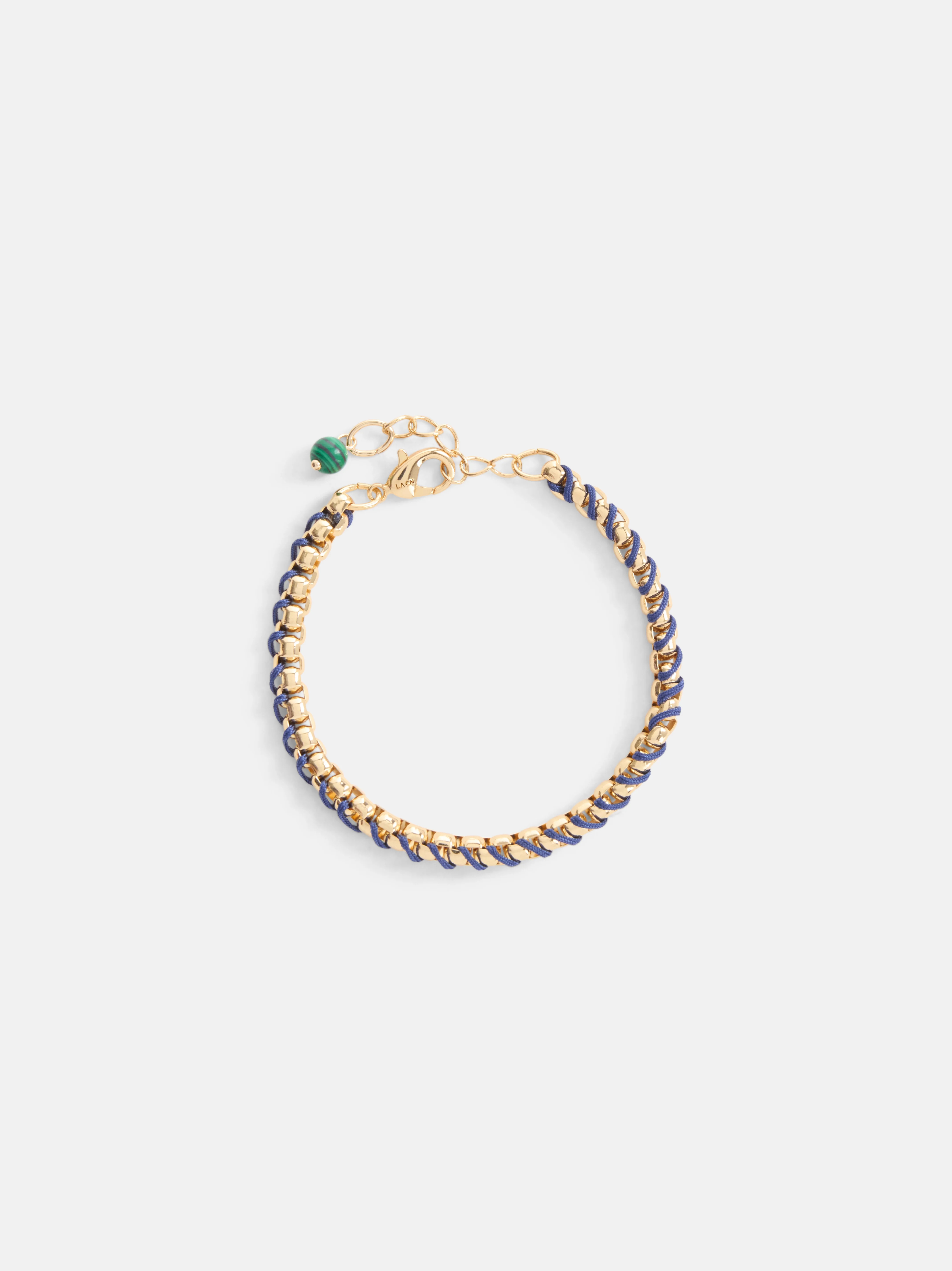 Free Assembly Women's Goldtone Navy Cord Bracelet | Walmart (US)