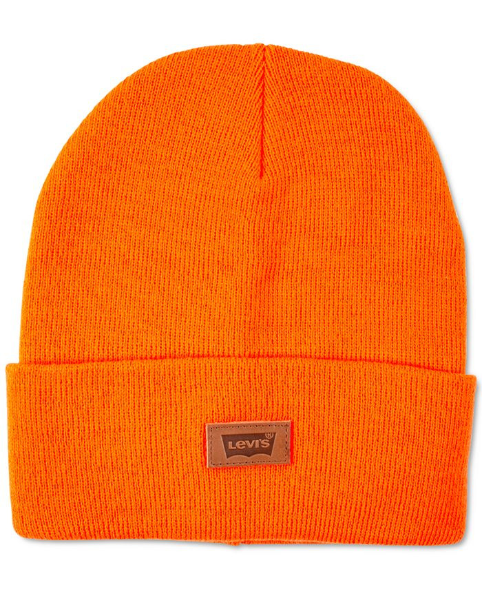 Levi's Levi’s All Season Comfy Leather Logo Patch Hero Beanie & Reviews - All Accessories - Men... | Macys (US)