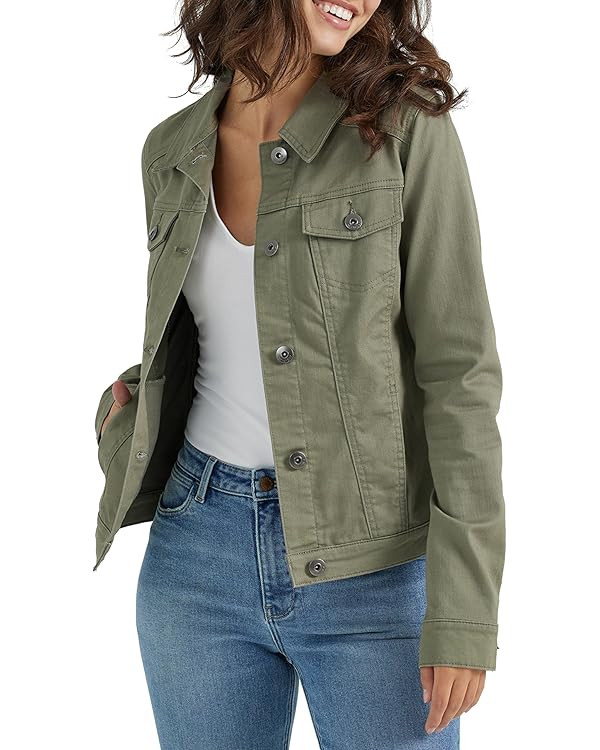 Wrangler Authentics womens Stretch Denim Jacket | Amazon (US)