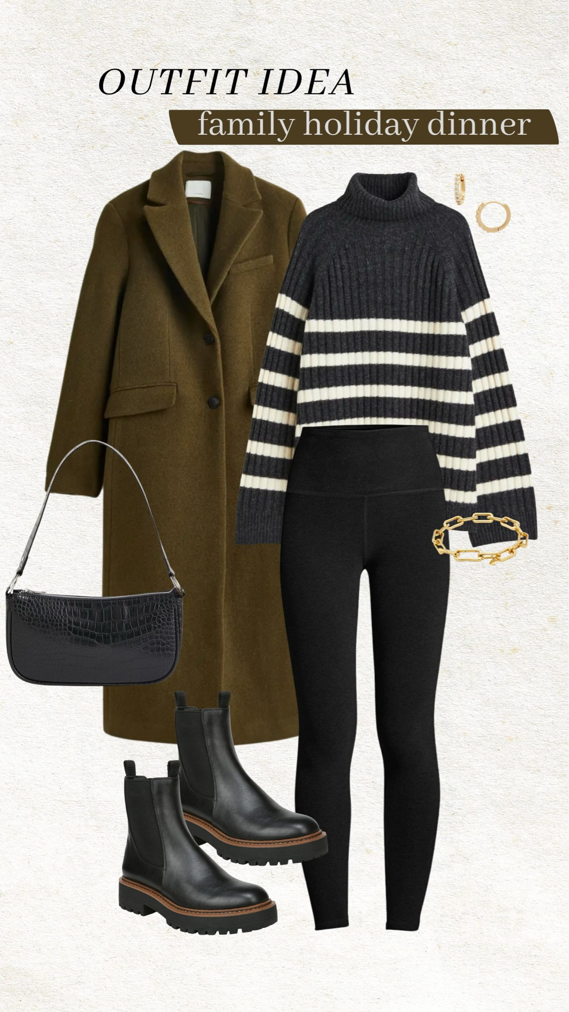 Outfit idea for family holiday dinner 🖤

Dinner outfit; mom style; winter style; winter outfit; black leggings; casual style; Christine Andrew 

#LTKSeasonal #LTKHoliday #LTKstyletip