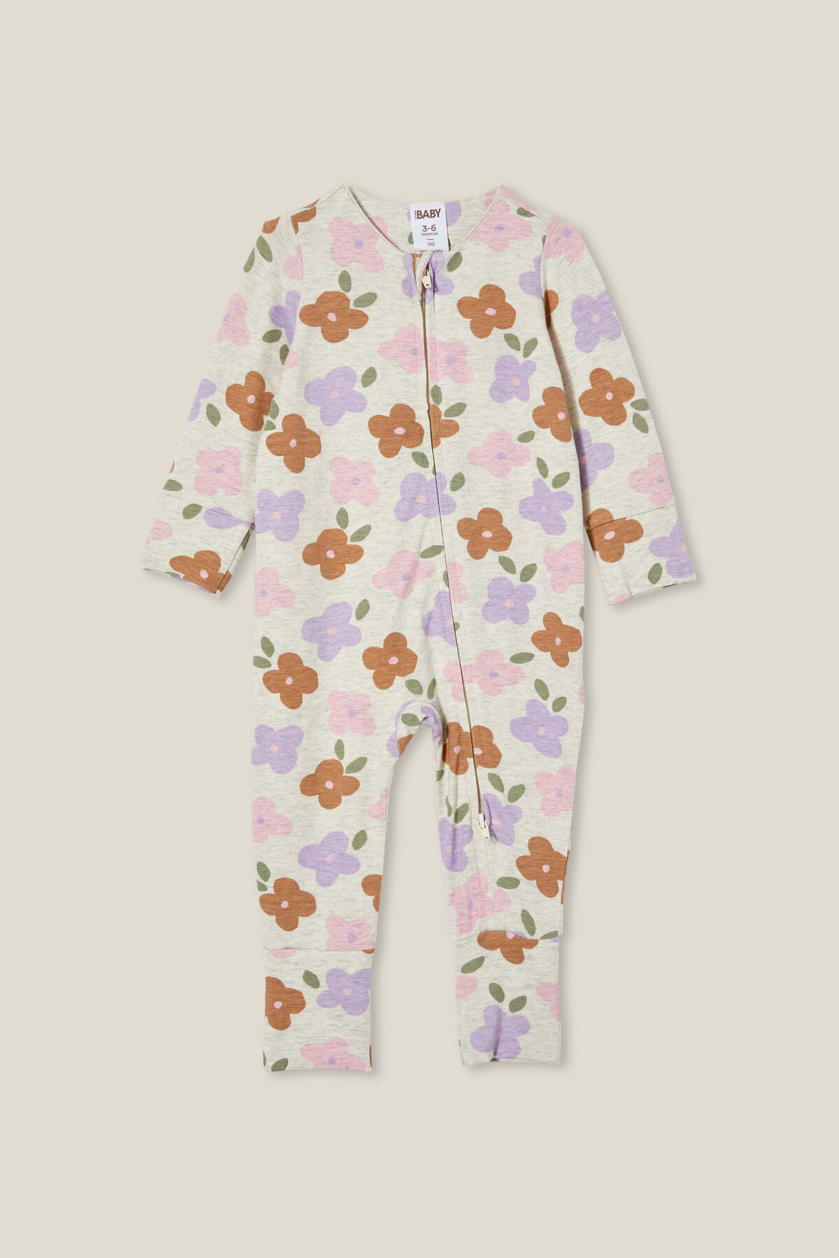 The Billie Long Sleeve Zip Romper | Cotton On (US)