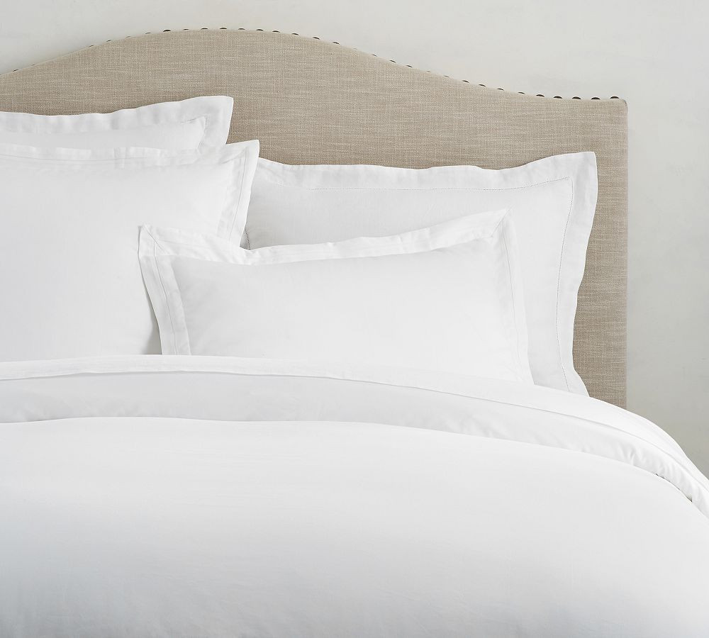 700-Thread-Count Sateen Duvet Cover | Pottery Barn (US)