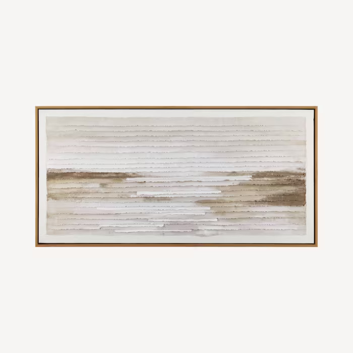 Neutral Horizon Framed Art | Bouclair