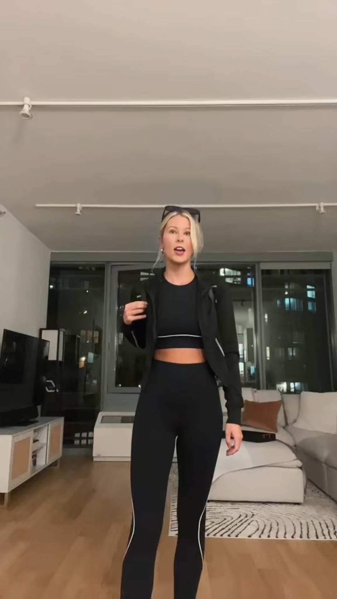 My favorite (and easiest) halloween costume as Meredith Blake from the Parent Trap!👯‍♀️ All you need a black workout set and backpack. I also ordered a pack of little plastic lizards from amazon which I put in my hair and on my Evian water bottle (not pictured).😅

#LTKHalloween #LTKActive #LTKSeasonal