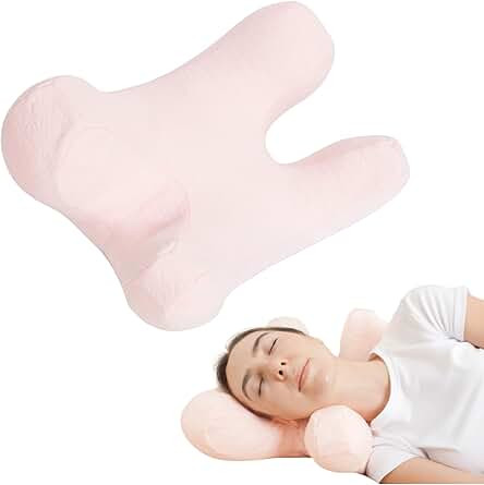 vocheer Anti Wrinkle Pillow, Comfortable Down Alternative Face Pillow, Adjustable Beauty Pillows Provides Neck Support and Pain Relief, Perfect Ergonomic Design for Side Sleeper, Amplexus, Pink | Amazon (CA)