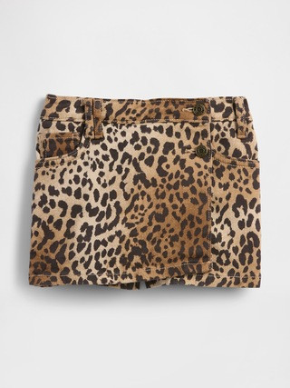 babyGap Print Denim Skort | Gap Factory