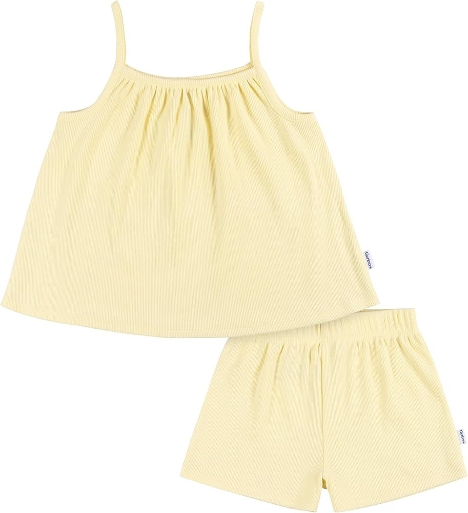 Gerber Baby-Girls Toddler Sleeveless Tank Top And Shorts Set | Amazon (US)