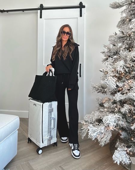 Viral Luggage $35 off with coupon 
Lounge set 20% off
Amazon Comfy travel outfit, airport fashion, lounge set, inspired by spanx, it is super soft but runs big, wearing sz small, needing xs 
Fall cozy outfit idea. Viral carry on luggage 
Large tote bag, Nike panda dunks tts
Linking my go travel necessities and my large white flocked tree
#ltku


#LTKstyletip #LTKtravel #LTKsalealert