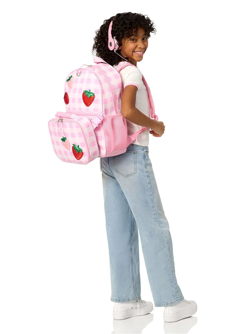 Schoolyard Vibes 17" 3 Piece Backpack Set with Headphones and Kids Lunch Box | Walmart (US)