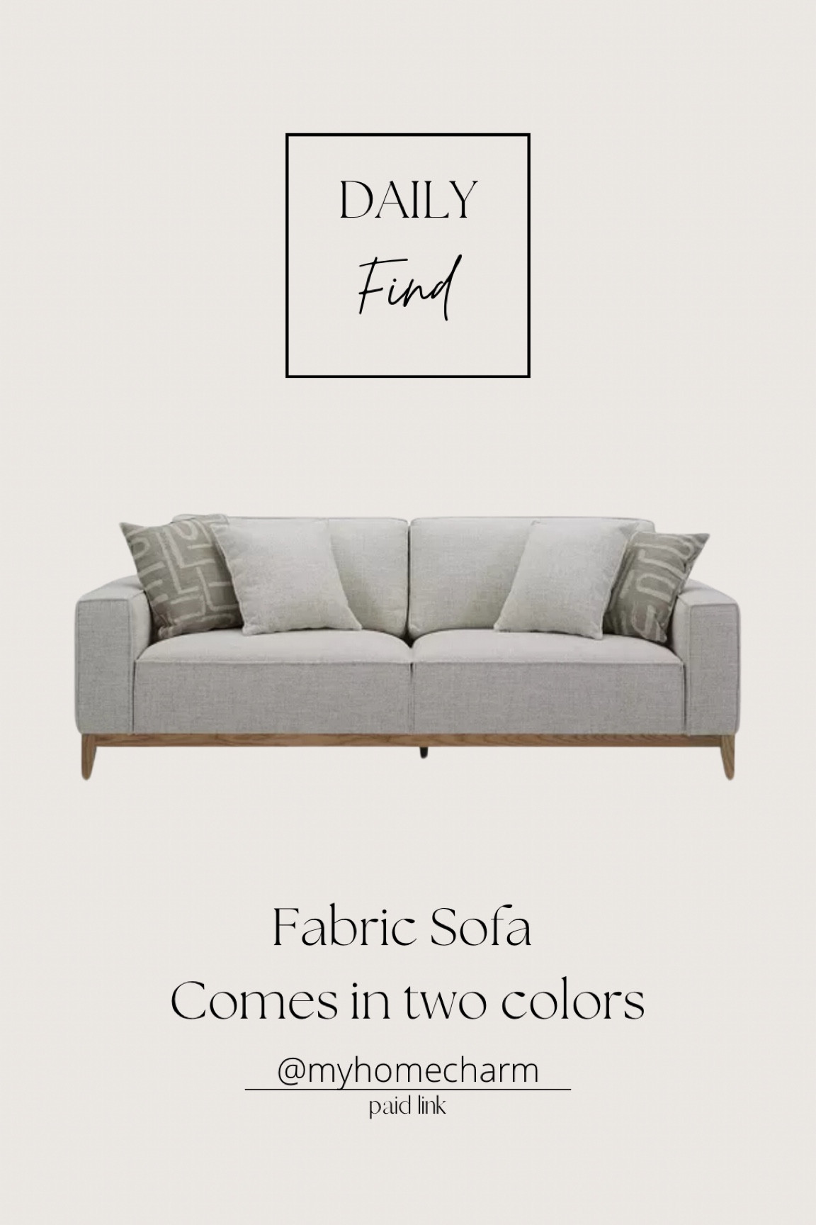 Fabric sofa comes in two colors

Couch, sofa, neutral sofa, living room furniture 
. 

#LTKHome #LTKStyleTip