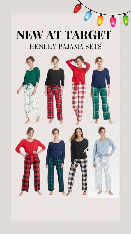 $25 Holiday Henley pajama sets at Target

#LTKHoliday #LTKfindsunder50 #LTKstyletip