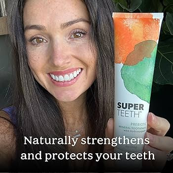 SuperTeeth Prebiotic Mineral Toothpaste for Adults and Kids | Antiplaque | Hydroxyapatite | Fluor... | Amazon (US)