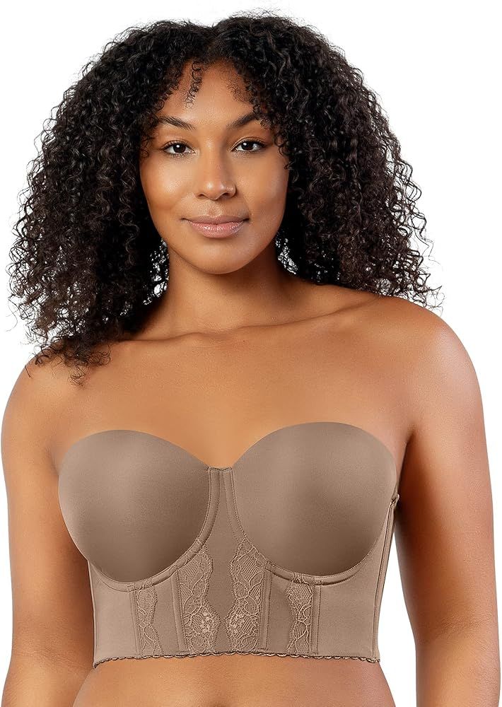 PARFAIT Elissa P50116 Women's Full Bust and Full Figure Strapless Longline Bra | Amazon (US)