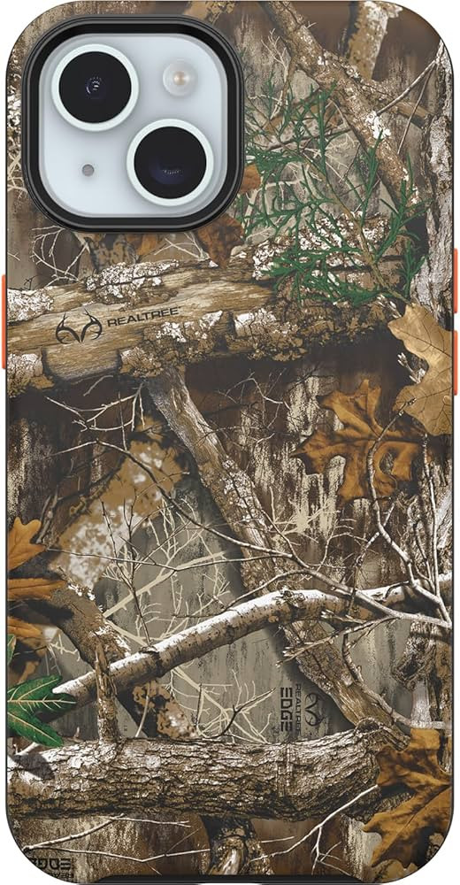 OtterBox iPhone 15, iPhone 14, and iPhone 13 Symmetry Series Case - REALTREE EDGE (Orange/Camo), ... | Amazon (US)