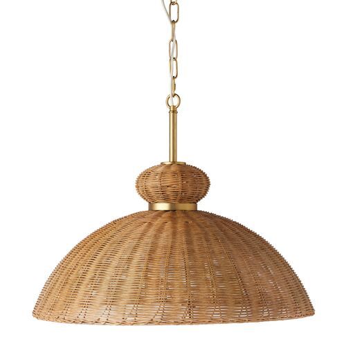 Habi Rattan Pendant, Natural | One Kings Lane