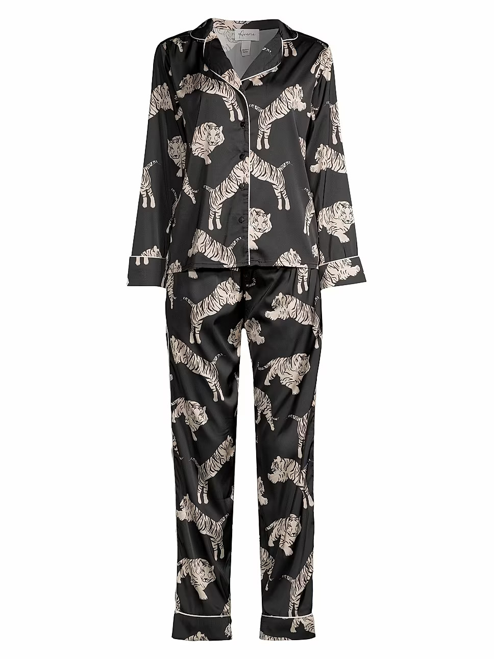Averie Sleep Safari Starry Nights Tiger Print Pajama Set | Saks Fifth Avenue