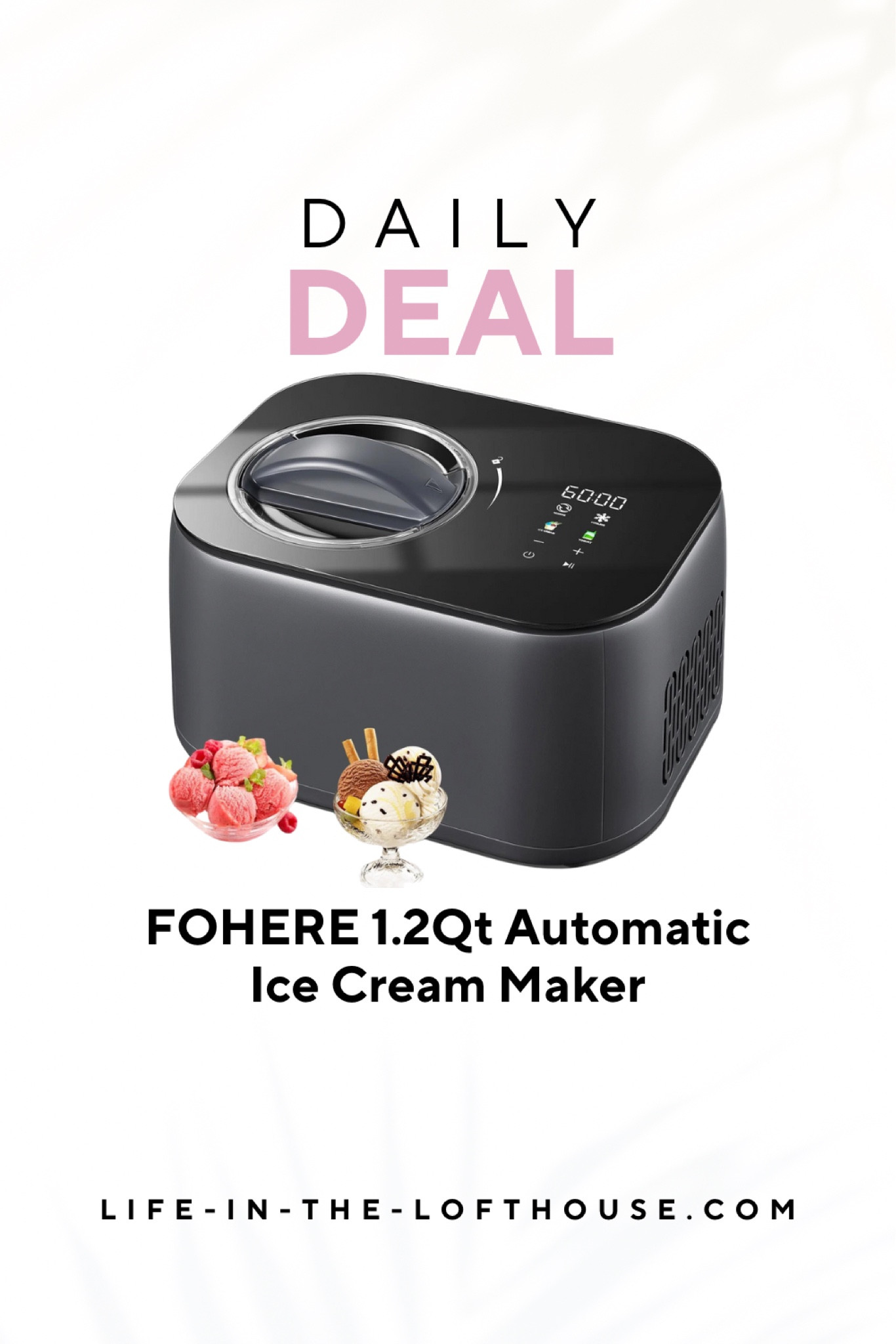 Save $183 on this FOHERE 1.2Qt Automatic Ice Cream Maker Machine with Built-in Compressor, No Pre-Freezing, 4 Modes, Keep Cool Function, LCD Display & Timer, for Ice Cream/Yogurt/Gelato/Sorbet

#LTKHome #LTKSaleAlert #LTKBacktoSchool