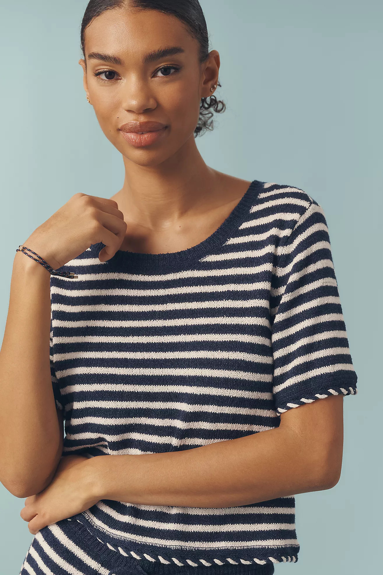 Z Supply Patton Short-Sleeve Sweater | Anthropologie (US)