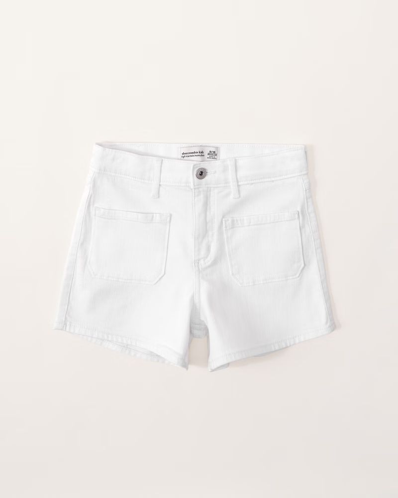 high rise mini mom shorts | Abercrombie & Fitch (US)