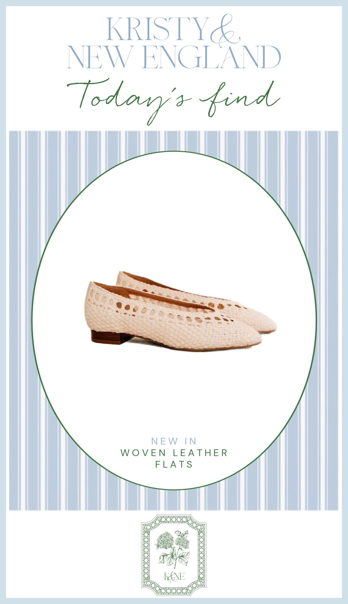 Great cream woven flat for spring 

#LTKSeasonal #LTKShoeCrush