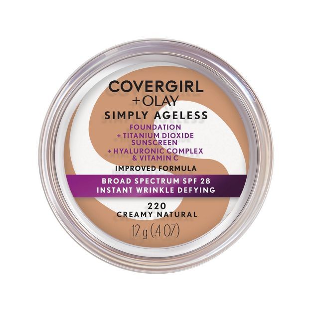 COVERGIRL + Olay Simply Ageless Wrinkle Defying Foundation Compact - 0.4oz | Target