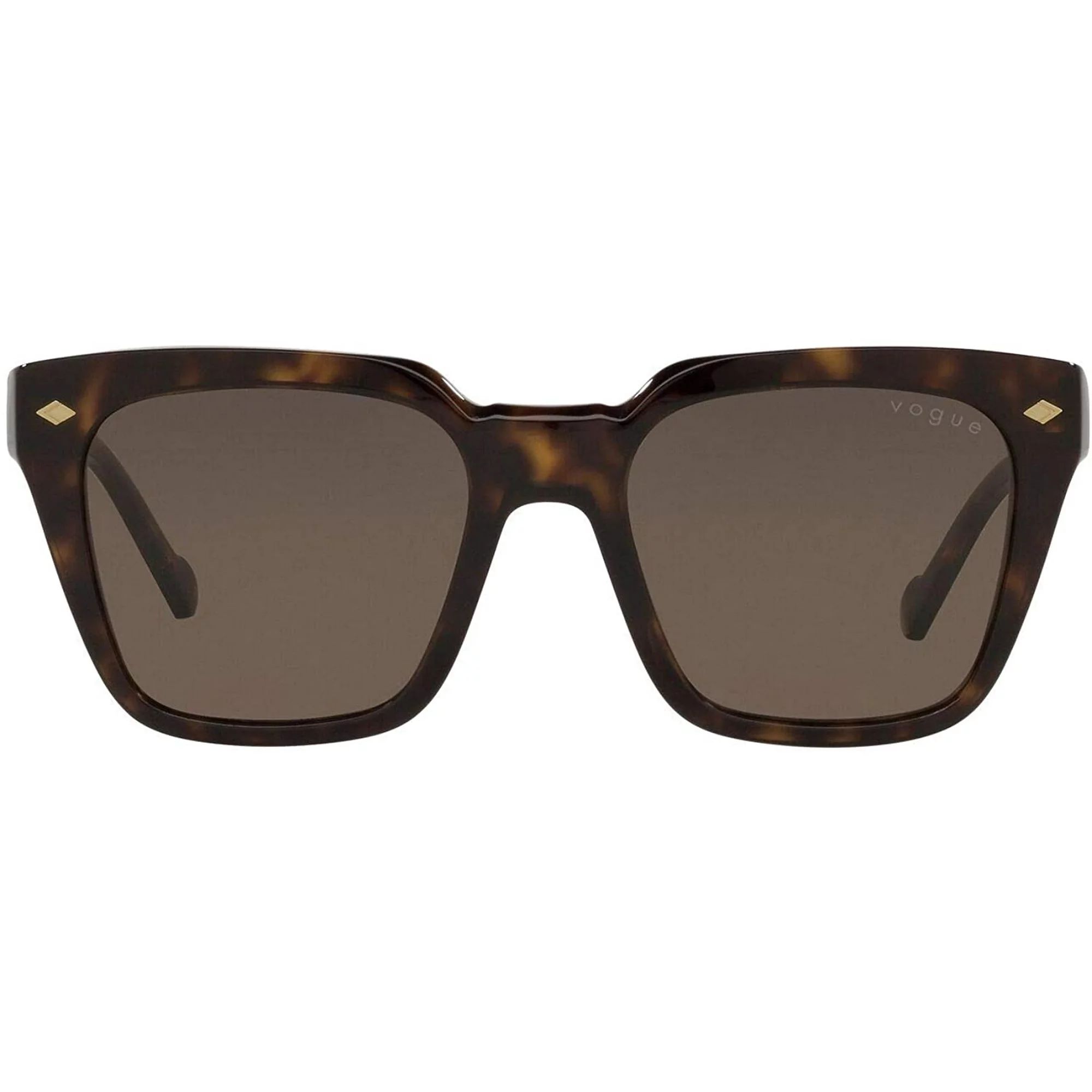 Vogue Eyewear Mens Vo5380s Square Sunglasses Dark Havana/Dark Brown 50 Millimeters - Walmart.com | Walmart (US)