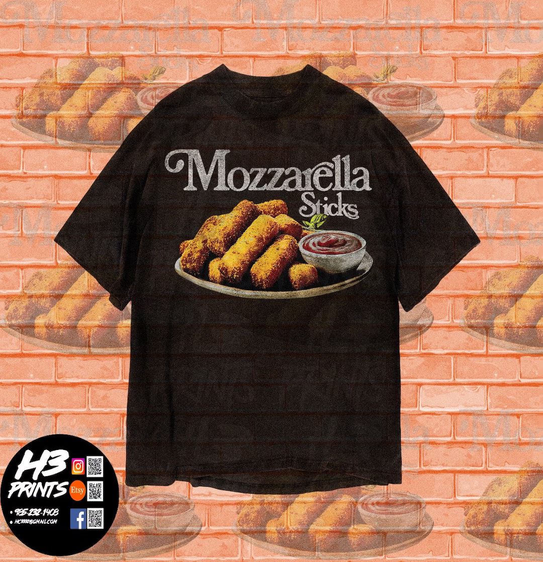 Mozzarella Sticks Foodie T-shirt Gift Lifestyle Meme | Etsy (US)